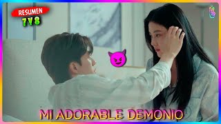 🔥Un adorable DEMONIO😈se enamora de una chica FRIA🥶 Resumen 🔥CAPITULO 7 y 8🤩 [upl. by Aniehs]