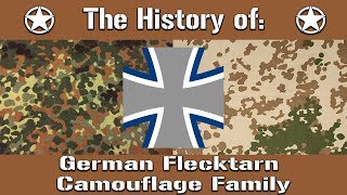 The History of The German Flecktarn Camouflage Family  Uniform History [upl. by Assir]