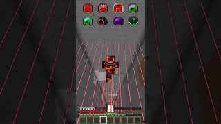 Laser Pit vs Armor Survive meme minecraft minecraft [upl. by Joby]