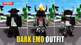 OUTFIT DARK EMO For Boy Di Brookhaven IDCODES  Roblox [upl. by Asilehs]