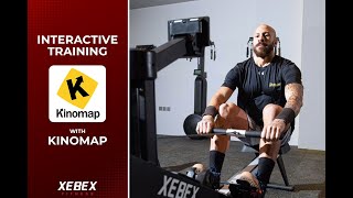 Xebex Fitness Smart Connect Rower with OnDemand Coaching and Interactive Training from Kinomap [upl. by Silirama840]