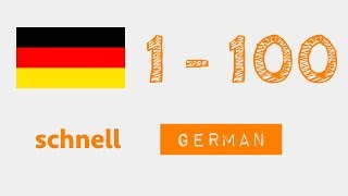 Zahlen von 1 bis 100 auf Deutsch  schnell [upl. by Aerdnaed]