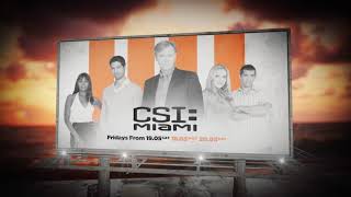 CSI Miami every Friday on FOX Double Trouble Crime Nights  DStv [upl. by Nevada]