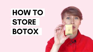 How To Store Botox  Storing Unopened and Opened Botulinum Toxin Vials [upl. by Akihsay596]