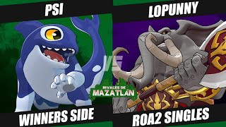 Rivales de Mazatlán 1  Winners Side  PSI Orcane Vs Lopunny Loxodont  Rivals Of Aether 2 [upl. by Rimahs]