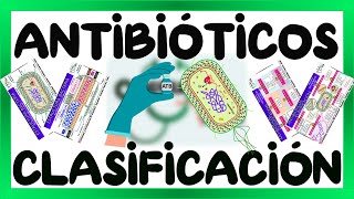 ANTIBIÓTICOS CLASIFICACIÓN Y MECANISMO DE ACCIÓN  GuiaMed [upl. by Okir]