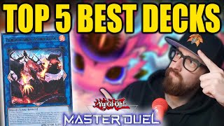 TOP 5 BEST DECKS IN MASTER DUEL February 2024 [upl. by Douville]