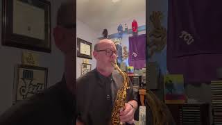 20232024 TMEA All State Jazz Saxophone Etude 3 by Russell Haight Performed by Michael Morrison [upl. by Eibreh]