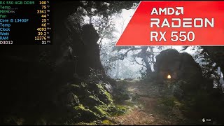 RX 550 4GB Gaming Test [upl. by Keviv]