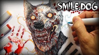 quotSmiledogquot Horror Story  Creepypasta  Drawing [upl. by Ahsinotna]