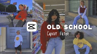 Capcut Filter Preset  Old School Vibe 80s  90s [upl. by Cimah916]