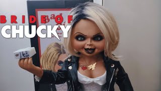 Talking Neca life size Bride of Chucky Tiffany Doll [upl. by Prospero]