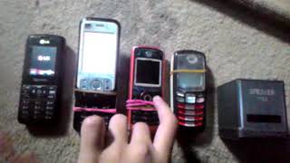 LG KU250 UMTS VS Nokia 6110 Navigator VS Motorola W230 VS Nokia 2100 Dead VS Speaker F35 [upl. by Senilec239]