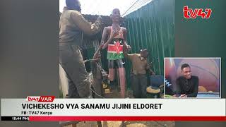 Vichekesho vya sanamu jijini Eldoret  TV47VAR [upl. by Adilem]