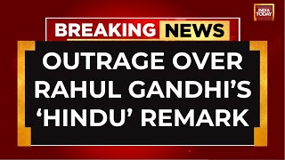 Protests Erupt Over Rahul Gandhis Violent Hindus Remark  India Today [upl. by Hanej]