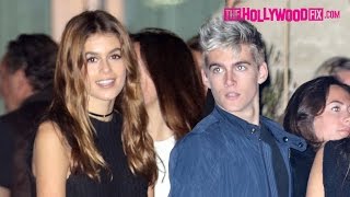 Kaia Gerber amp Her Brother Presley Have Dinner Together At Soho House In Malibu 52616 [upl. by Anilocin]