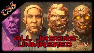 ALL JASONS UNMASKED in Friday the 13th the game [upl. by Lavern283]