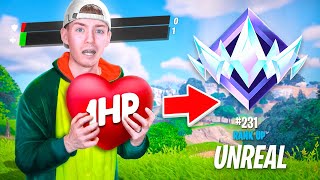 Die 1HP CHALLENGE in RANKED 😱🔥 [upl. by Hasin807]