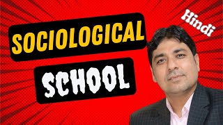 Sociological School of Criminology in Hindi  Criminology  Lectures on Criminology in Hindi 10 [upl. by Nohsyar530]