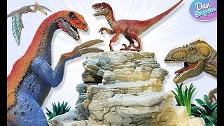 Schleich Dinosaurs Collection  Therizinosaurus TRex Spinosaurus Velociraptor Giganotosaurus [upl. by Musihc]