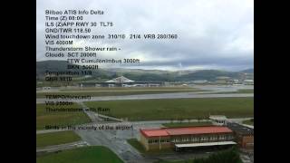 ATIS LEBB Bilbao airport [upl. by Hachmin]