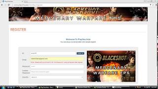 how to create account blackshot sea [upl. by Halilad]