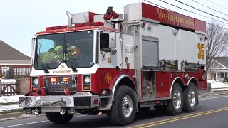 Schaefferstown Volunteer Fire Company Tanker 35 Responding 21524 [upl. by Enelrahc]