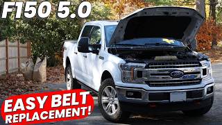 F150 50 Belt Replacement with Diagrams DIY [upl. by Torray606]