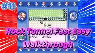 How to Get Through Rock Tunnel Easy  Pokemon Red amp Blue Wakthrough 11 [upl. by Blau]