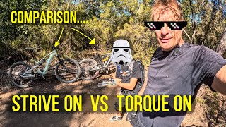 Ride Comparison Canyons Strive ON v Torque ON [upl. by Nolubez738]