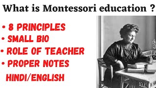 montessori philosophy of education  theory  biography [upl. by Zedecrem97]