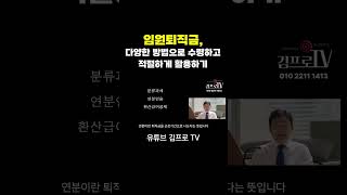 임원퇴직금 다양한 방법으로 수령하고 적절하게 활용하기 [upl. by Eema]