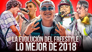 LO MEJOR DEL AÑO 2018 🐓 LA EVOLUCIÓN DEL FREESTYLE 🔥 [upl. by Nnylirak]