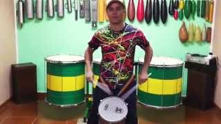 Batucada Lesson TUTORIAL SAMBA AFROBAHIA [upl. by Nura]