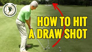 HOW TO HIT A DRAW SHOT IN GOLF  PGA TOUR SWING TIPS [upl. by Surovy]