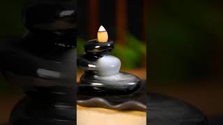 Waterfall Backflow Incense Burner zen relaxing cure Incense agarwood calm satisfying [upl. by Bat892]