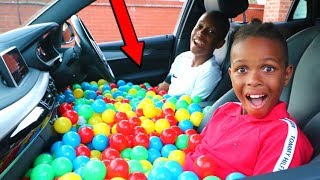 CAR BALL PIT PRANK ON MY MOM 5000 BALLS [upl. by Kitrak857]