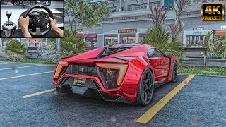 W Motors Lykan HyperSport  The Crew Motorfest  Thrustmaster TX Gameplay 4K [upl. by Kaela145]