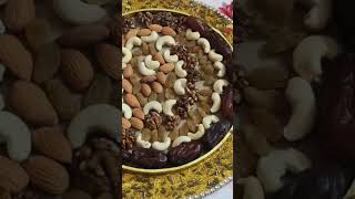 aaj unse mila h hme song🎵food dryfruits Addictblogvlog bollywood love nutcracker sizzling [upl. by Ogir]