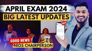 Nios Big Latest Updates April 2024 Theory Exam Date  TMA Practical PCPAll Students can be passed [upl. by Suoinuj]