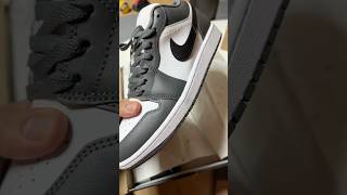 AJ 1 low white black iron Grey Please subscribe for more Thank you nike jordan jumpman [upl. by Odnomyar]