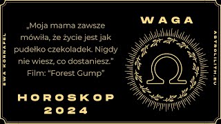 WAGA  HOROSKOP 2024  Czytanie na rok 2024 [upl. by Notsa25]