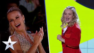 QuickWitted Eva has us in STITCHES  SemiFinals  BGT 2022 [upl. by Annora]