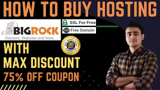 How to Buy Web Hosting from BigRock  Setup BigRock Hosting  BigRock Coupon Code [upl. by Braun]