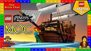 LEGO Pirates Creator 31 Pirate Ship MOC Captain Ironhook NEEDS a ship [upl. by Eeliab]