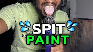 ASMR SPIT PAINTING 🎨 [upl. by Modestia]