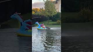 Kids Have Fun in Flooded Street [upl. by Orfurd]