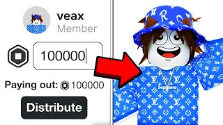 🔴 Giving 100000 Robux To Everyone Live FREE ROBUX GIVEAWAY Roblox [upl. by Nalak32]