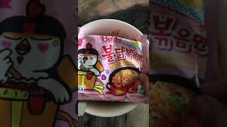 Carbonara samyang korean spicy🌶 for breakfast [upl. by Assened223]