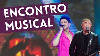 Kell Smith e Amado Batista fazem dueto no palco do Faustão na Band [upl. by Ednalrim]